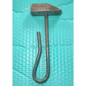 Hand Forged Welders Chipping Hammer Slag Cleaning Tool Bent Rod Handle  8 1/2”